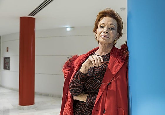 Paloma San Basilio, ayer en el Palacio de Festivales donde contó detalles de la obra.