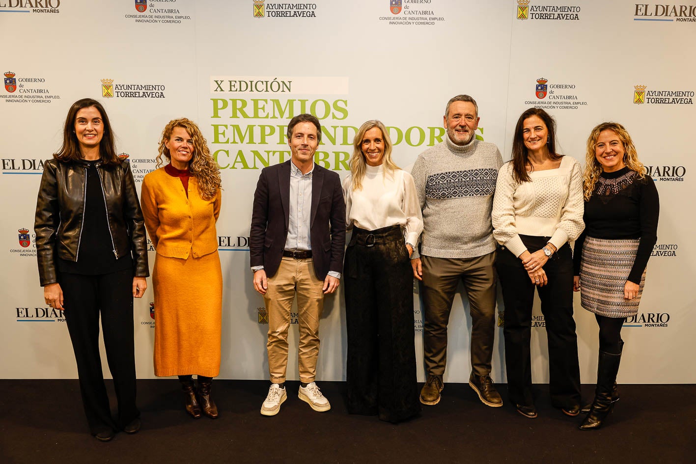 Elisa Rodríguez, Noelia González, Alfonso Maza, Natalia Alciturri, Juan Saiz, Beatriz de la Fuente y María Piñuela. 
