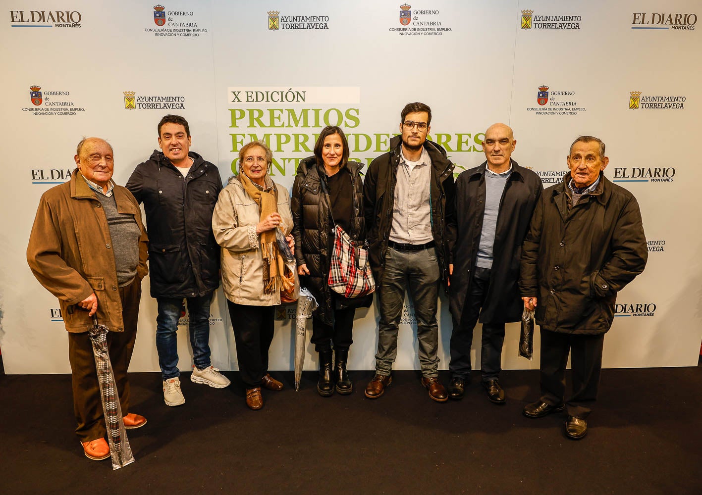Manuel Tazón, David Velarde, Pilar Tazón, Gema Velarde, Diego Rosich, José Antonio Rosich y Luis Velarde.