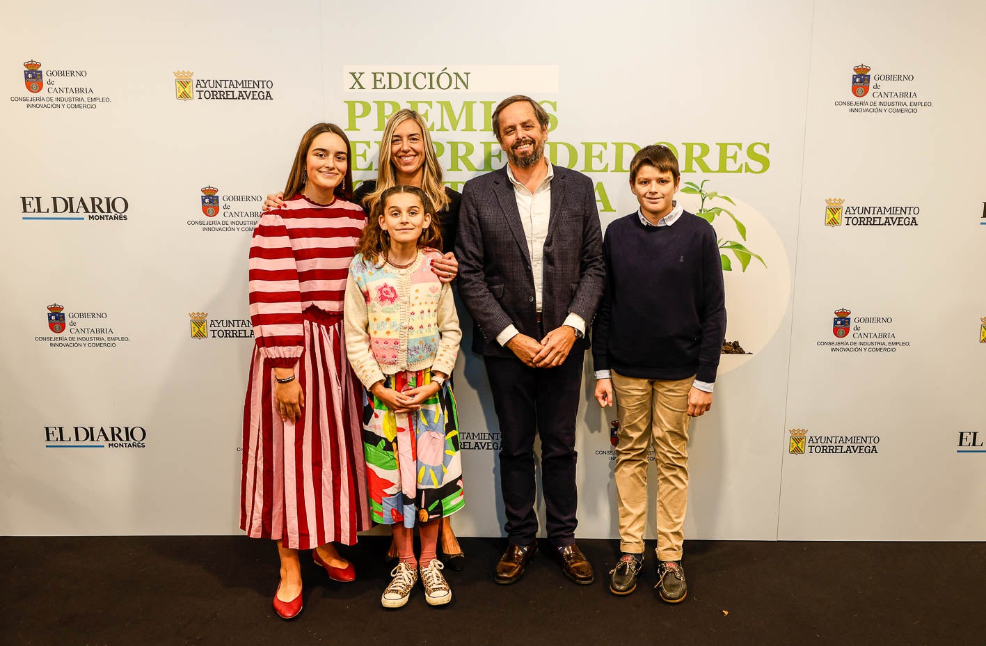 Celia López-Dóriga, Paula Martínez, Ana López-Dóriga, Álvaro López-Dóriga y Álvaro López-Dóriga.