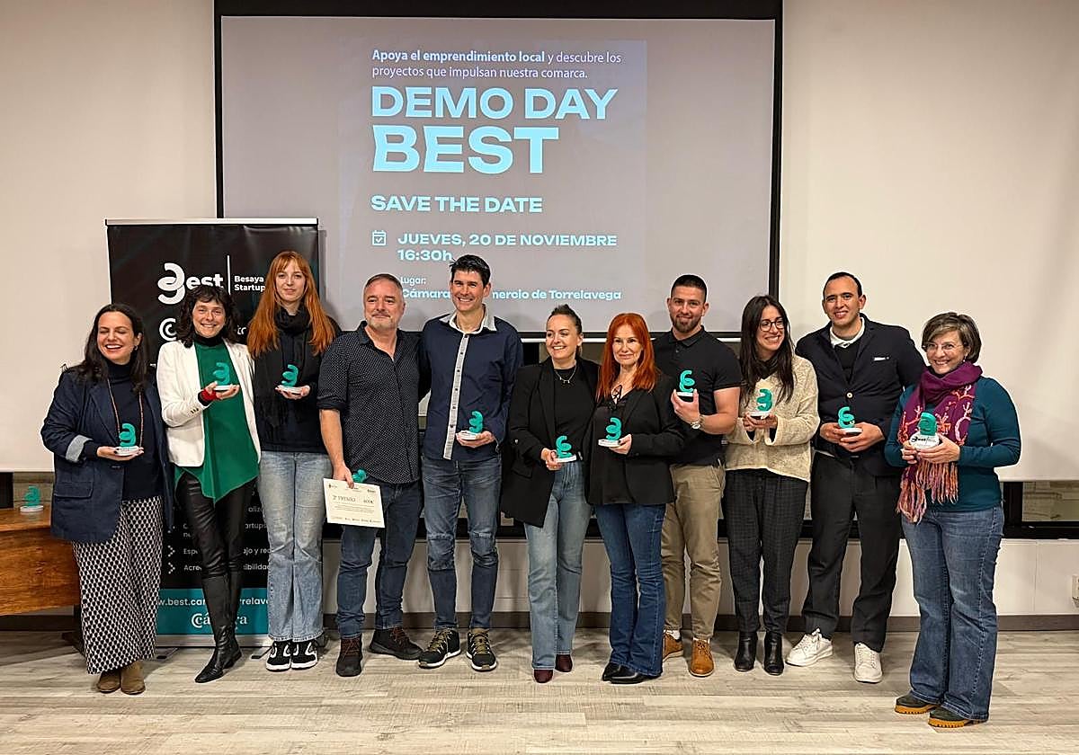 Maglight, Cociname.es y Tiempo de Eventos, ganadores delDemo Day del programa BEST de la Cámara de Torrelavega