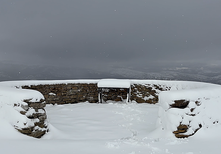 Mirador de La Lora entre Cantabria y Burgos, en Valderredible.
