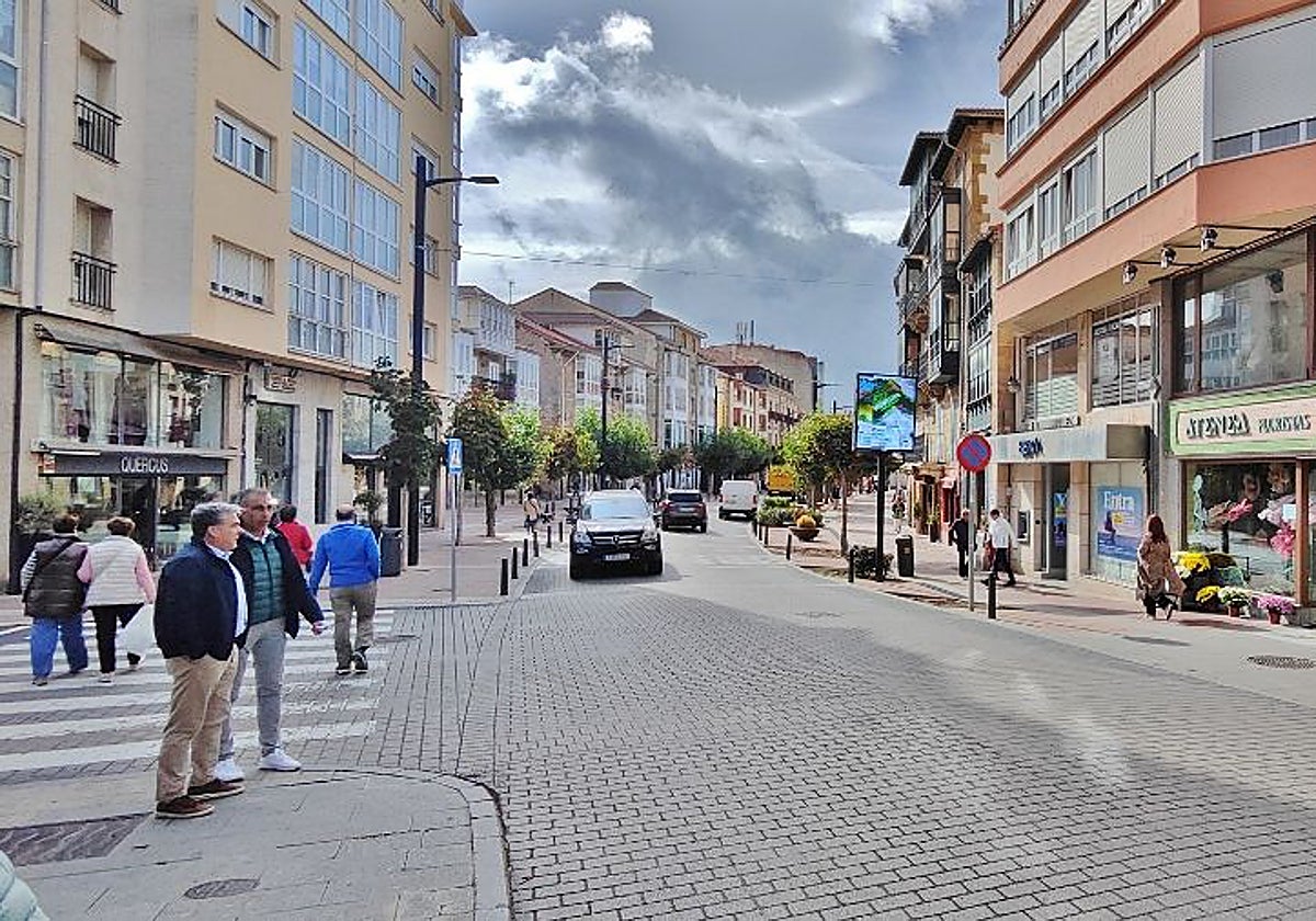 Reinosa quiere facilitar el paseo dentro de la promoción del comercio.