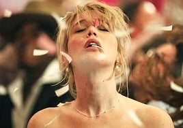 Jennifer Lawrence, desatada en 'Die My Love'.