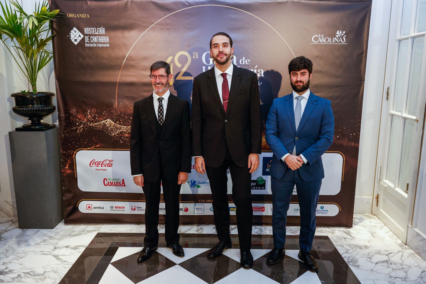 Timoteo Antuñano, Eduardo Lamadrid y Cristian Antuñano.