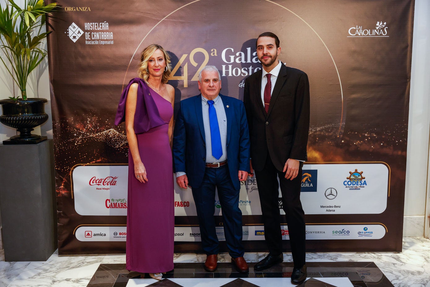 Bárbara Gutiérrez, Abilio Fernández Collado y Eduardo Lamadrid.