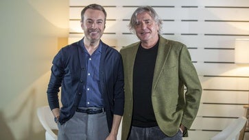 Jesús Mazón y Carlos Crespo en el plató de 'Mazón & Cía'.