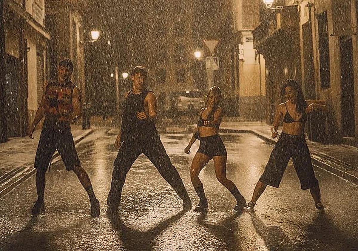 Escena de la comedia y secuela.