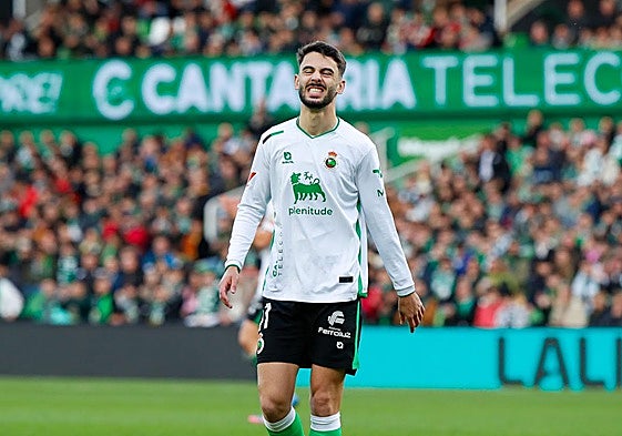 Andrés Martín, este domingo en los Campos de Sport de El Sardinero.