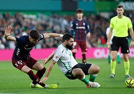 Asier Villalibre, ayer en los Campos de Sport de El Sardinero.