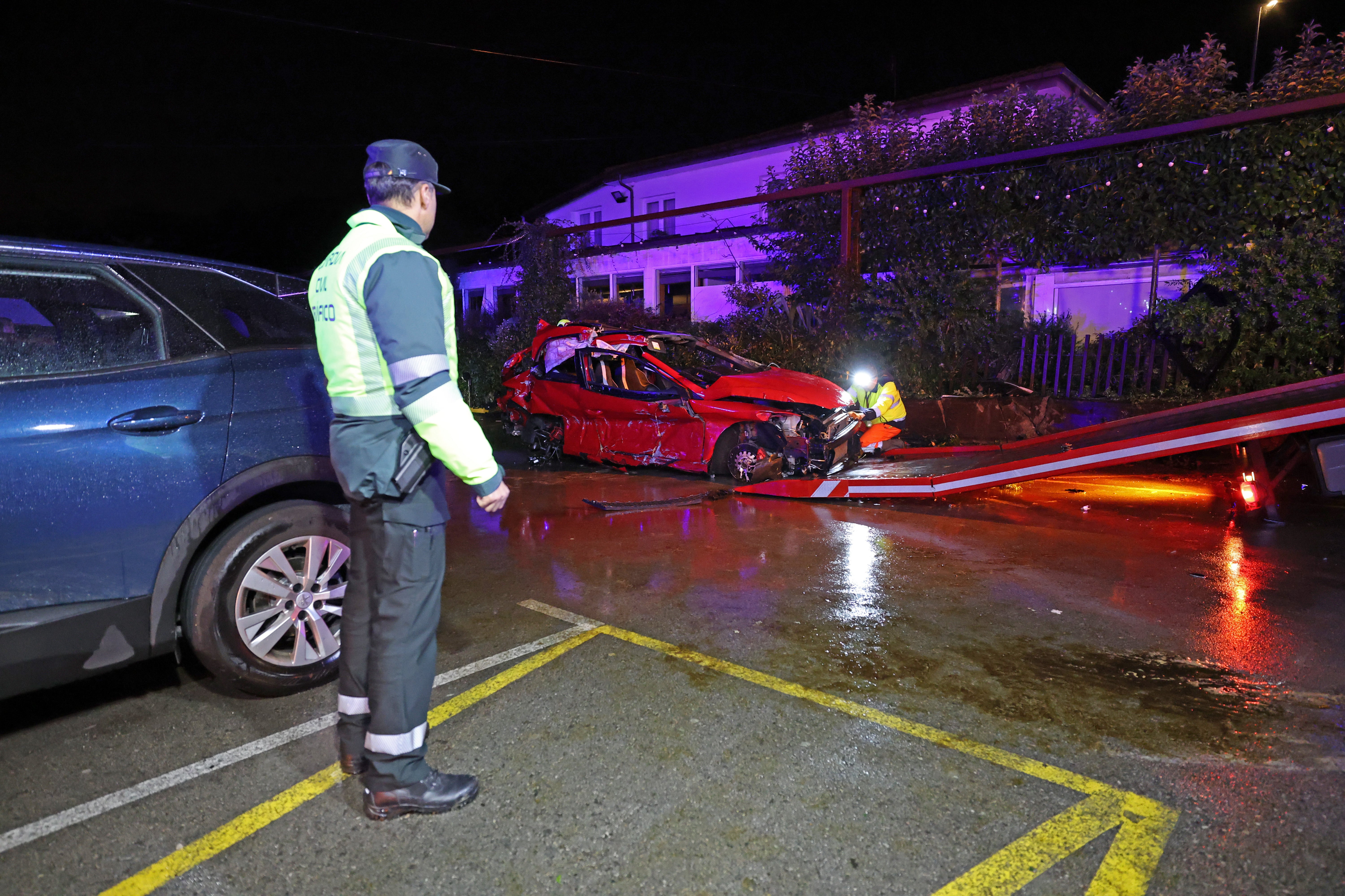 El accidente se produjo a las 00.30 horas.