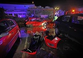 Estado en el que quedó el vehículo siniestrado.