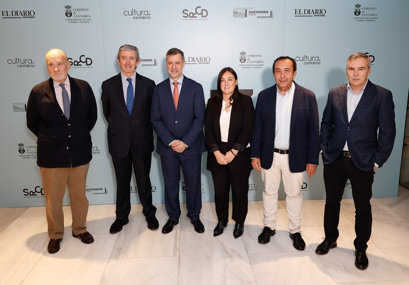 Mariano Linares, Luis Revenga, Luis Martínez Abad, Noemí Méndez, Carlos Fernández y Alberto Santamaría.