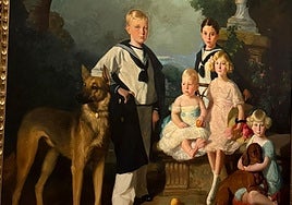 Cuadro cedido por el Ayuntamiento de Santander