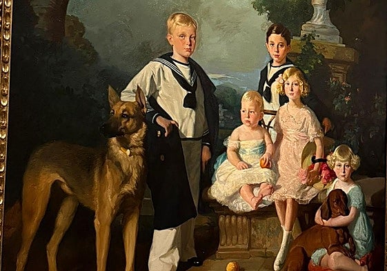 Cuadro cedido por el Ayuntamiento de Santander