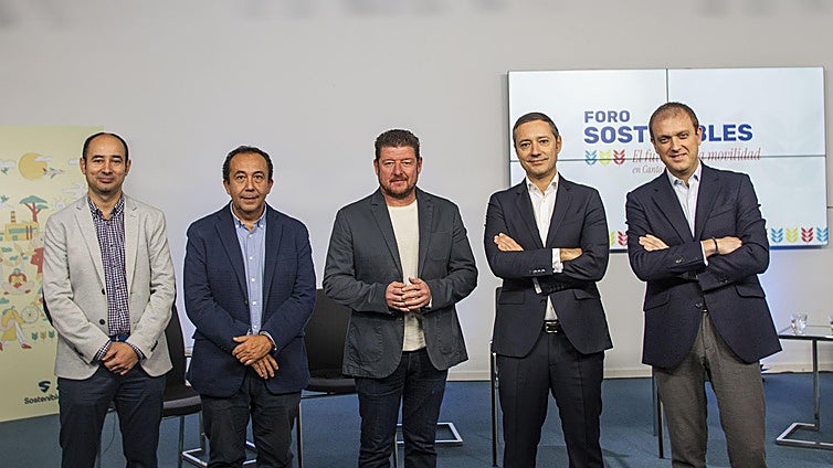 Carlos Raba, Carlos Fernández, Jesús Sánchez, Carlos Bermúdez y Pablo Álvarez-Pire.