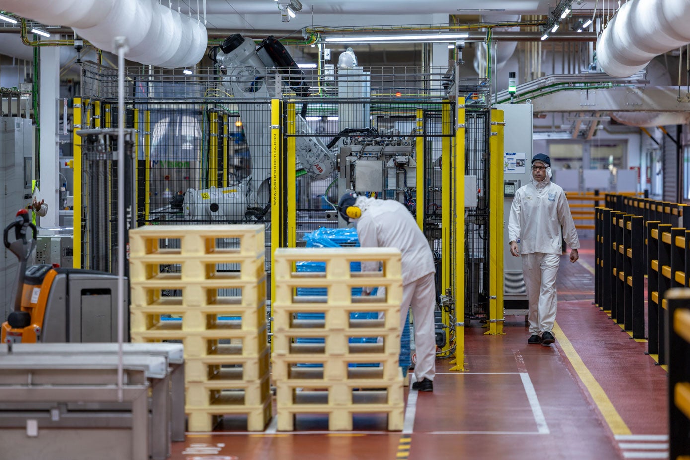 Detalle de la planta que en la actualidad produce papillas infantiles, cacao soluble, chocolates y confitería, leche en polvo, masas y obleas refrigeradas.