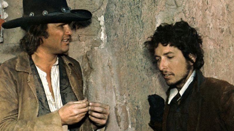 Kris Kristofferson y Bob Dylan en 'Pat Garrett y Billy el Niño'.