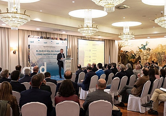 César Díaz, este jueves en su conferencia dentro de la agenda de la APD.