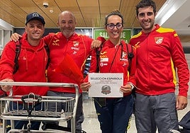Ángel Cruz, Jesús Expósito, Ana Cimentada y Juan Cayón.