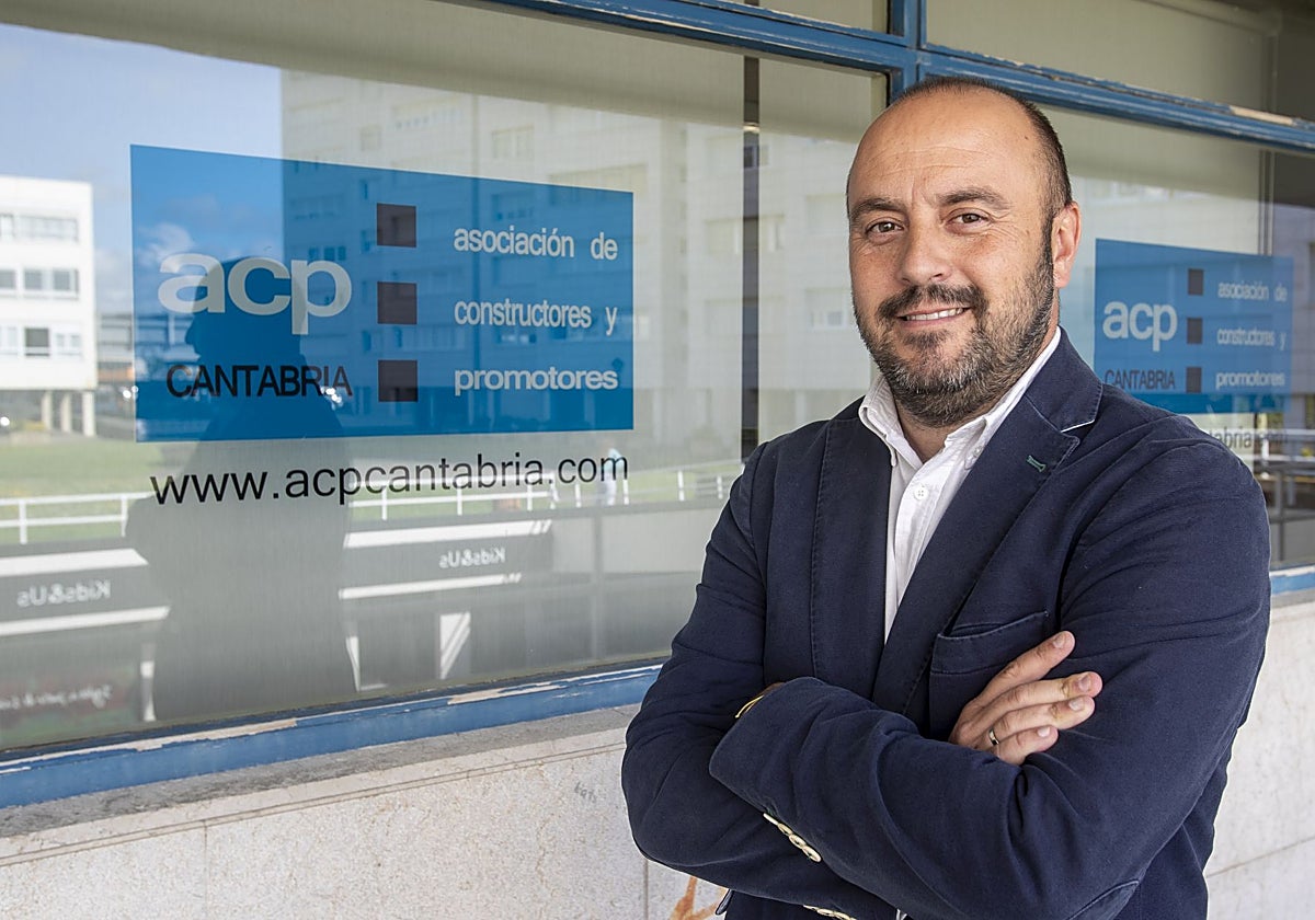Javier Palomera, presidente de los constructores en Cantabria.