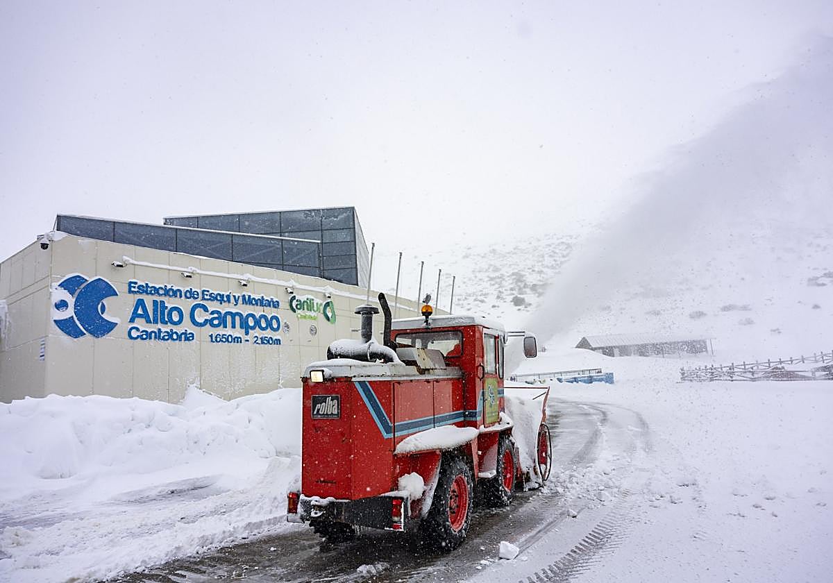 Estación de esquí de Alto Campoo.