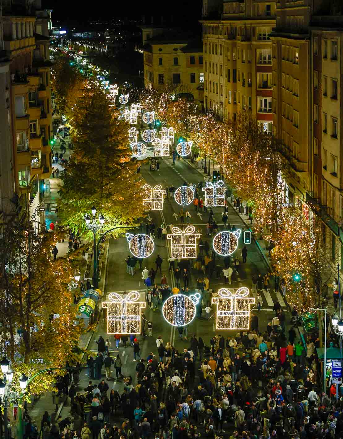 Calle Calvo Sotelo de Santander.