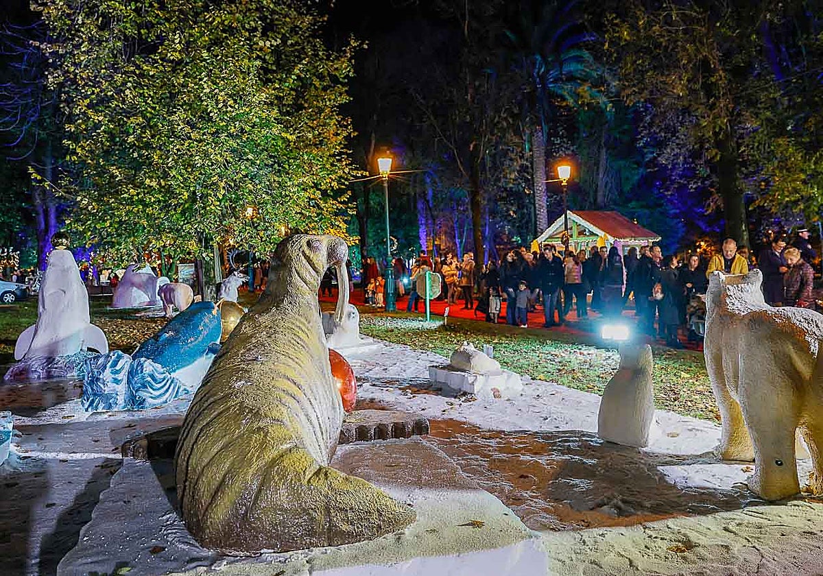 Pura magia en el Parque Polar de Torrelavega