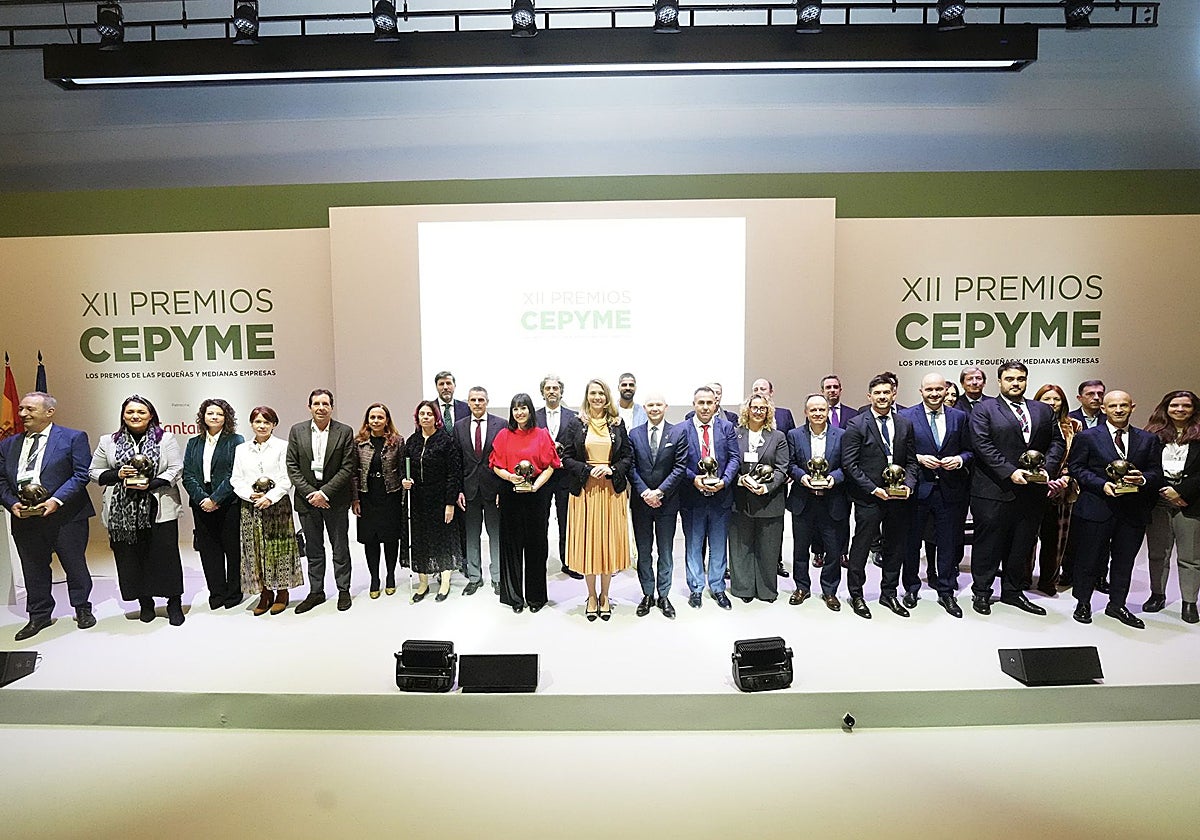 Ganadores en la gala que se celebró este miércoles en Madrid.