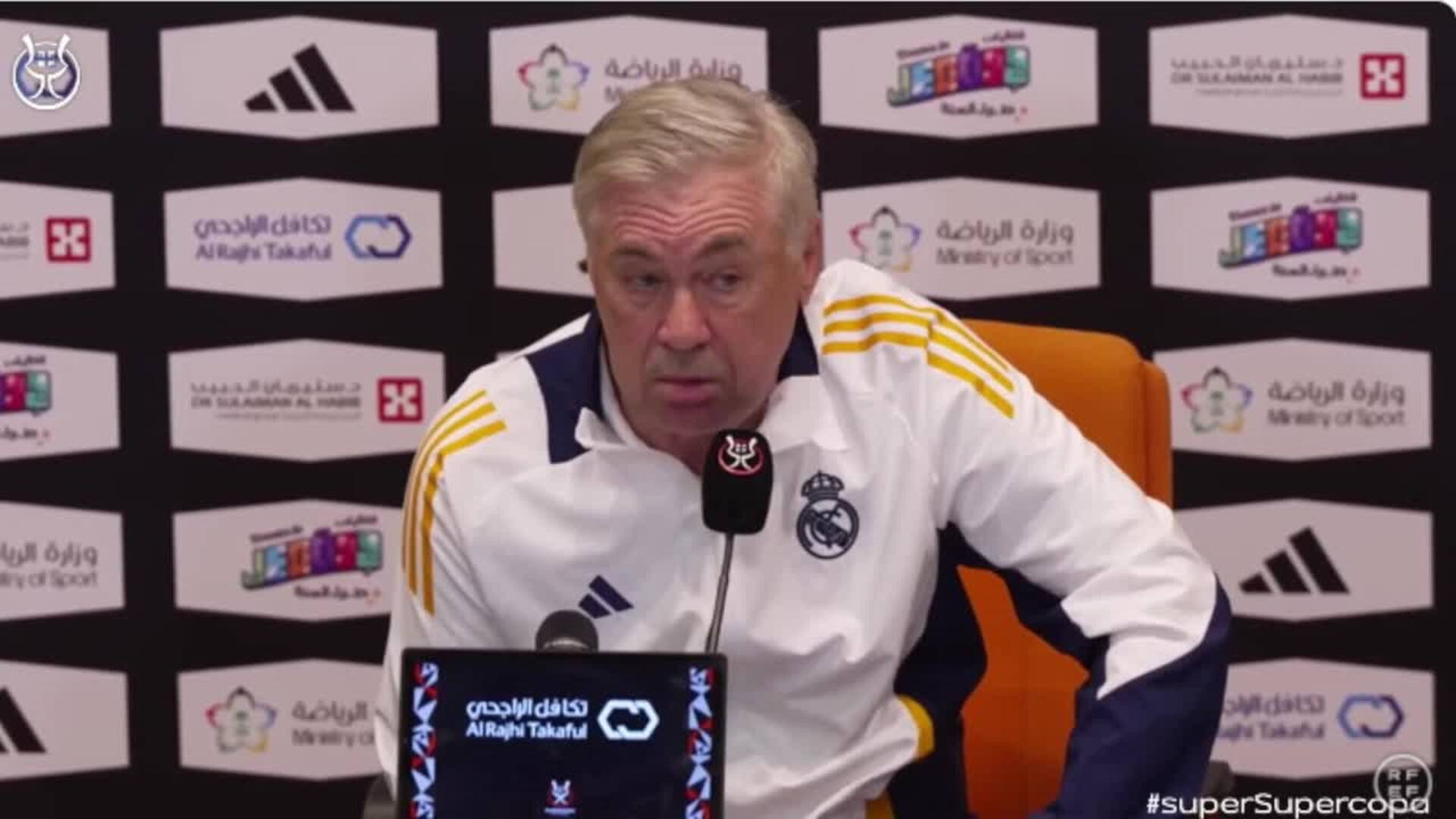 Ancelotti: "Si Dani Olmo juega, deberemos quitarle parte de su calidad"