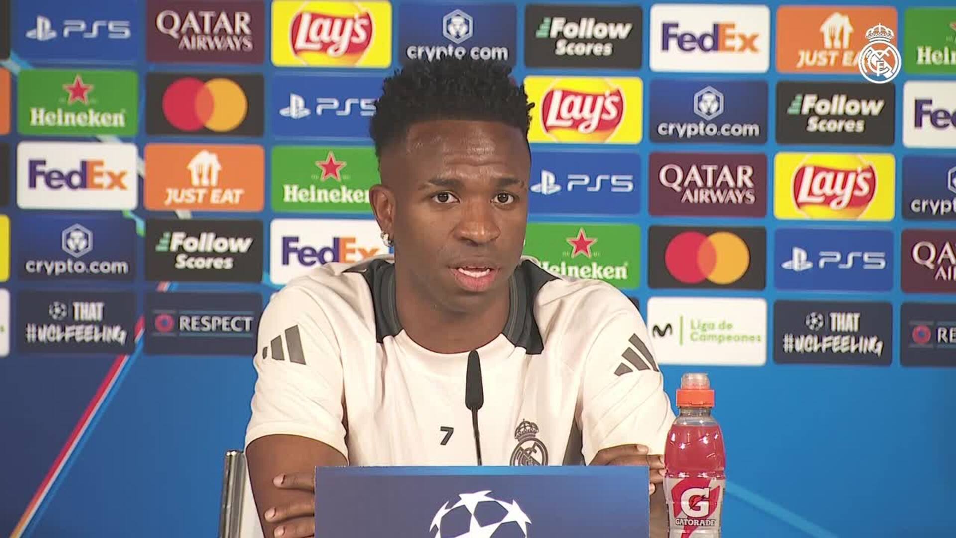 Vinícius Júnior: "No podría estar en un sitio mejor que en el Real Madrid"