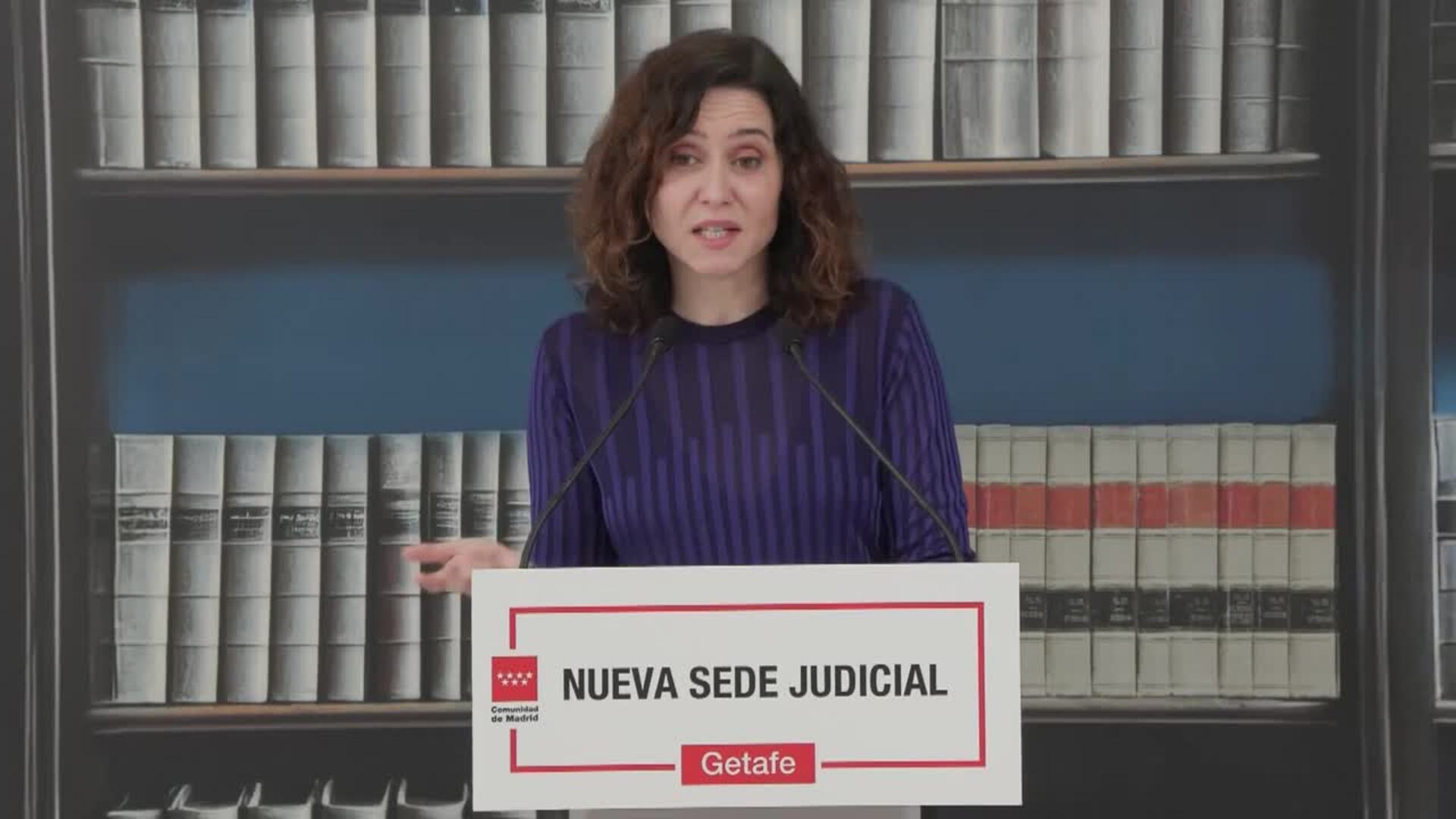 Ayuso aboga por consultar el aumento de gasto en Defensa en "las urnas"