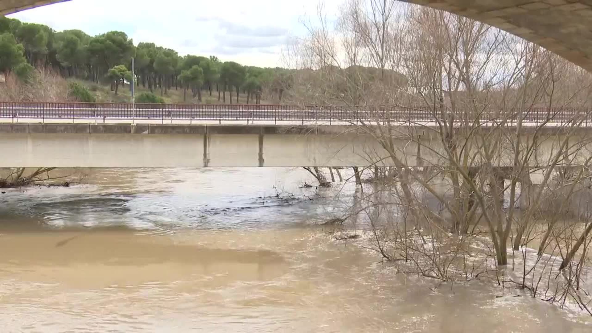 En nivel rojo el río Adaja en Valdestillas (Valladolid) y el Eresma en Coca (Segovia)