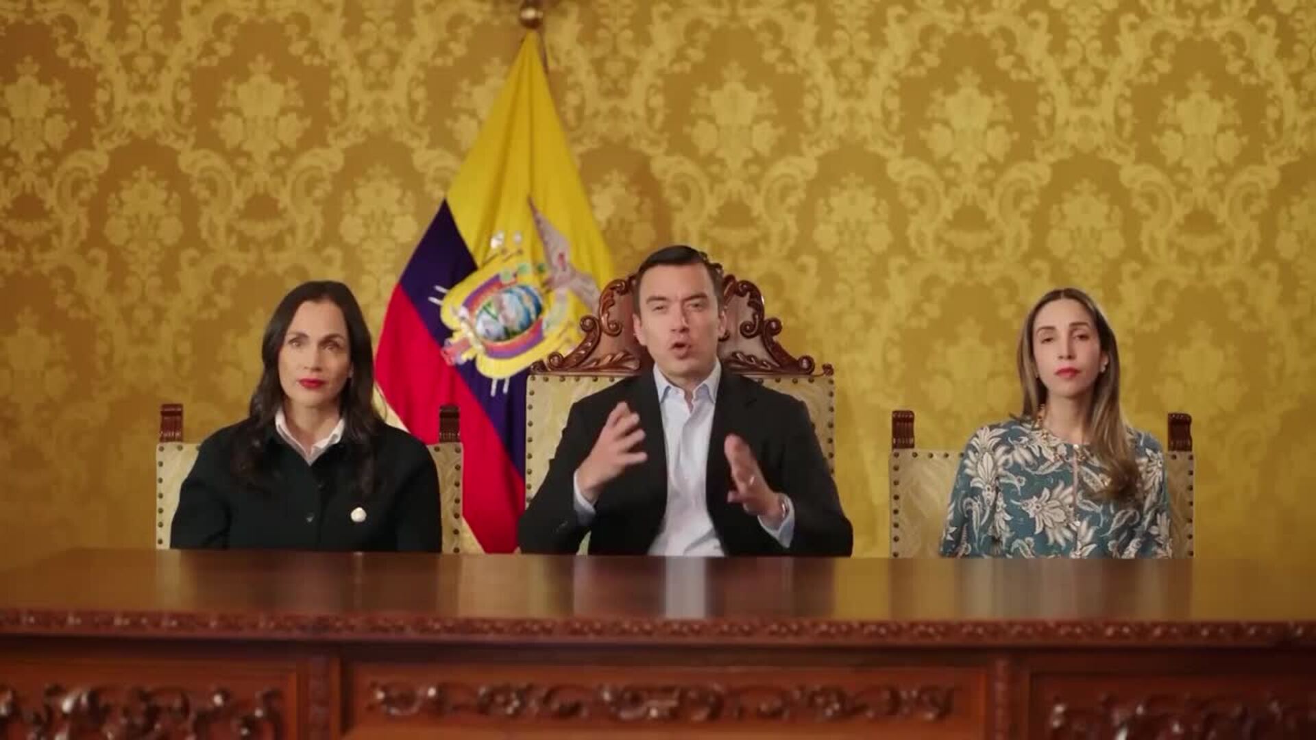 El Gobierno ecuatoriano declara la "alerta máxima" por amenaza de magnicidio contra Noboa