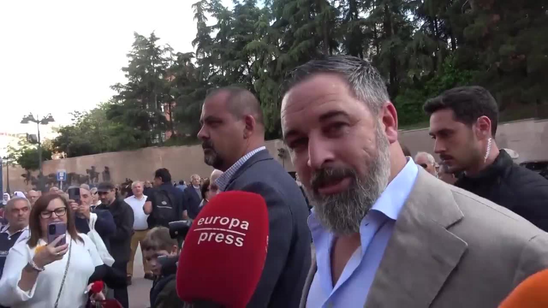 Abascal carga contra Sánchez y afirma que audios son "pecata minuta" al lado de sus "fechorías"