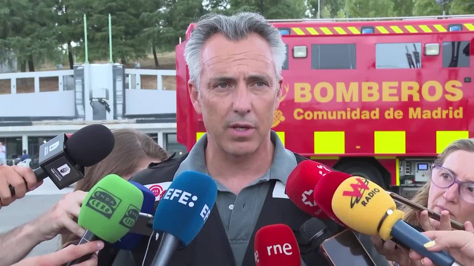 Novillo asegura que el incendio de Tres Cantos (Madrid) está "perimetrado"