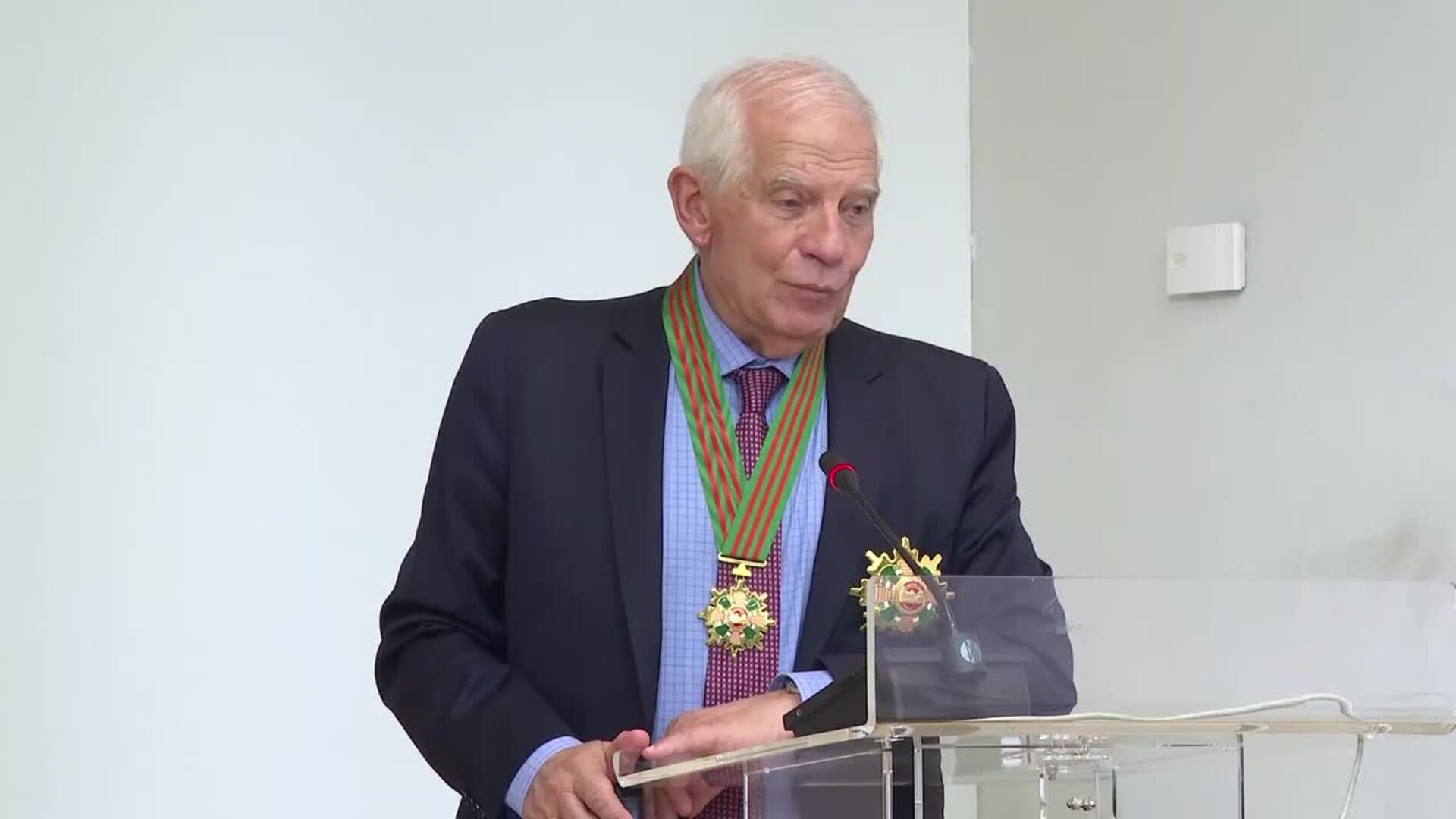 Borrell recibe la Gran Estrella de la Orden de Jerusalén por sus esfuerzos en apoyo a Palestina