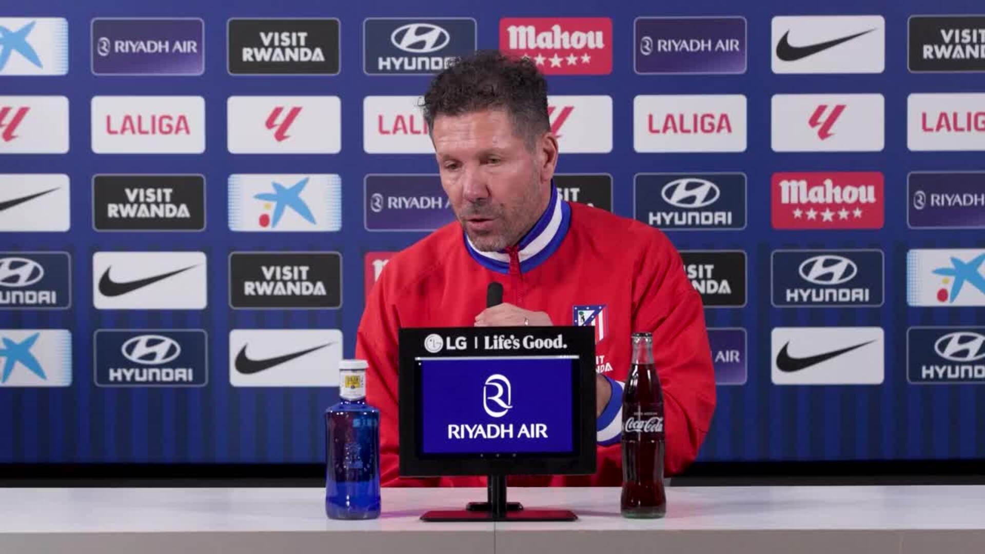 'Cholo' Simeone: "El Getafe está agregando muchas más cosas ofensivas de las que tenía"