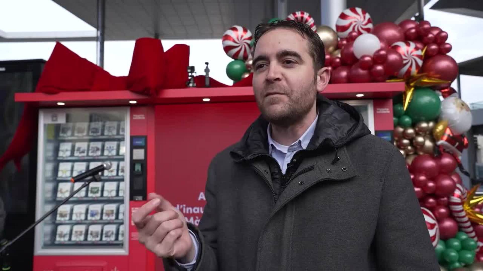 Llegan a España las ‘Máquinas Solidarias’ para hacer donaciones a entidades sociales