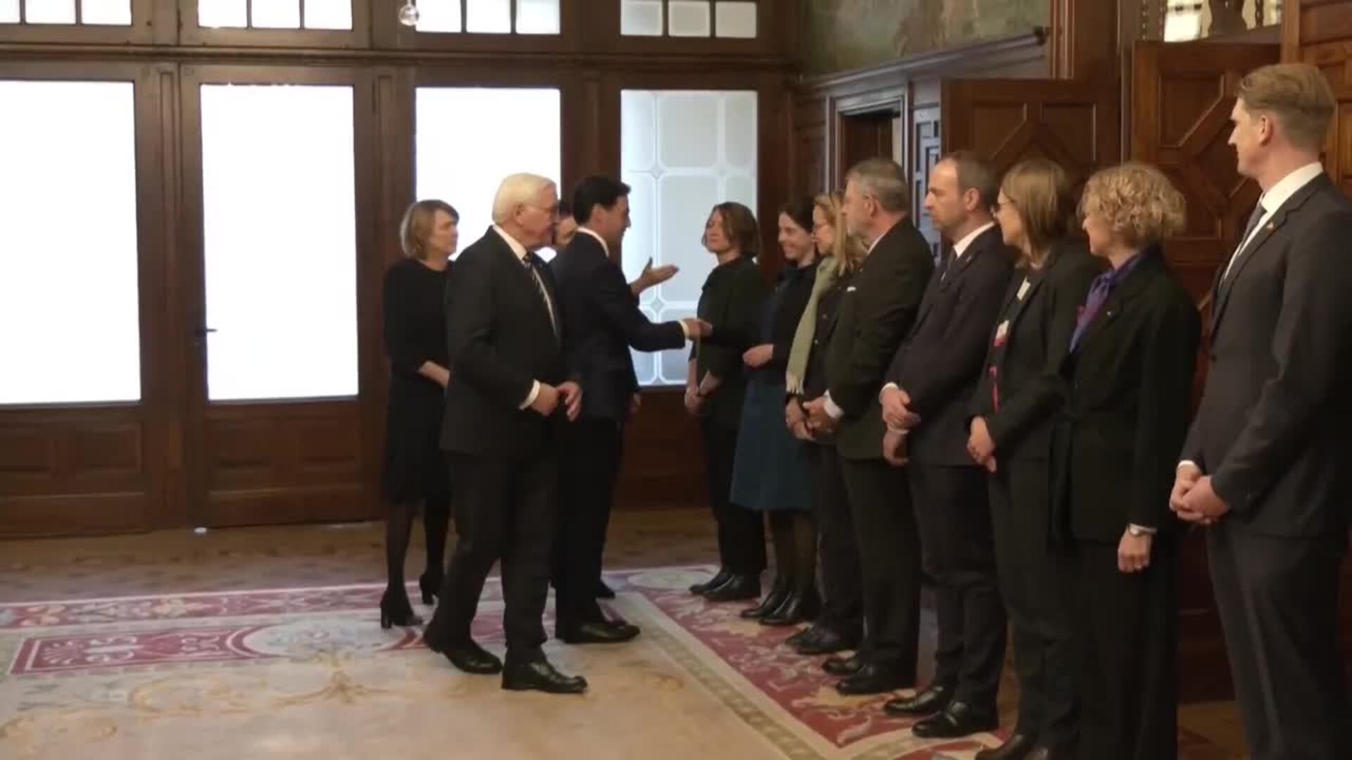Pradales recibe a Steinmeier en el Palacio de Ajuria Enea