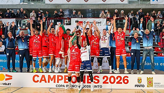 El Textil Santanderina, campeón de la Copa del Príncipe de voleibol