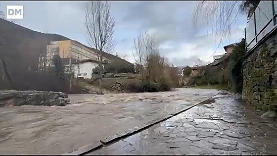 La fuerte lluvia y el deshielo ponen bajo vigilancia los principales ríos de Cantabria