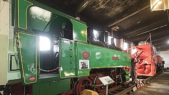 Las piezas del Museo del Ferrocarril se llevarán en mayo a Cajo para conservarlas