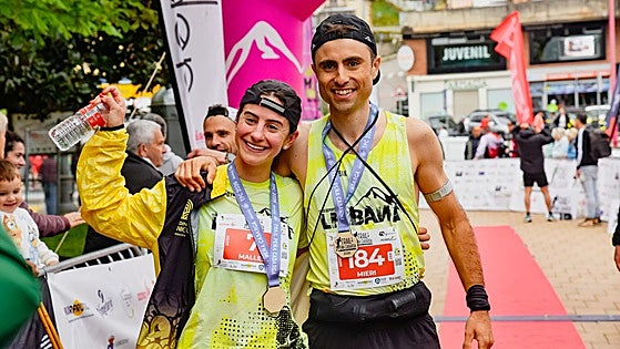 Ángel Mier y María Alles se coronan en el Trail Peña Cabarga