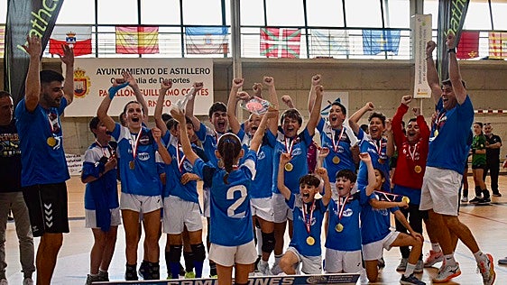La cantera alevín del balonmano cántabro