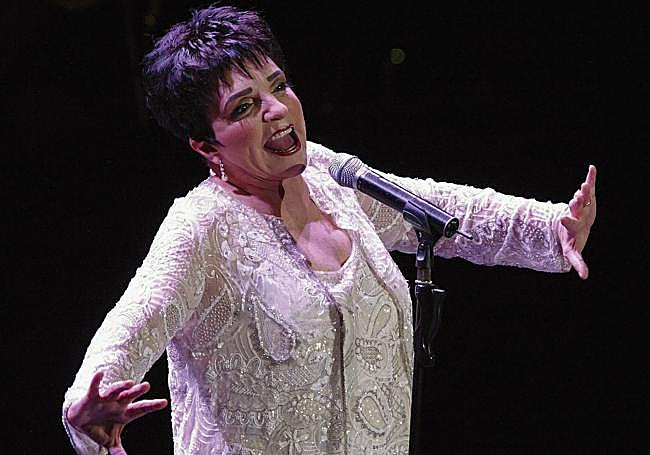 La cantante Liza Minnelli durante su actuación hace casi 20 años