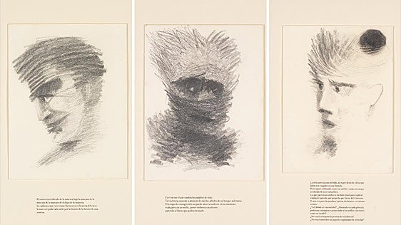 Los dibujos y poemas de 'Huésped del otro' prolongan su hábitat en Siboney