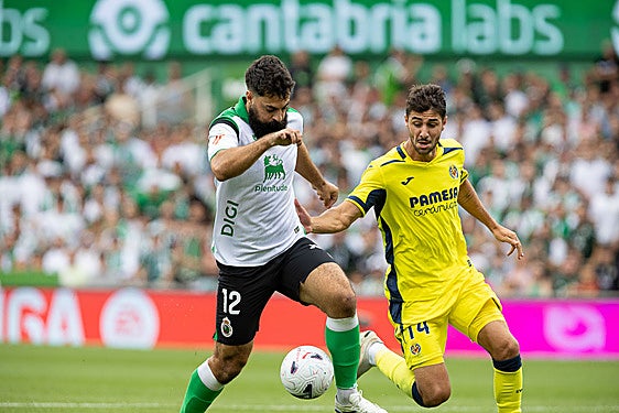 El Racing-Villarreal, en imágenes