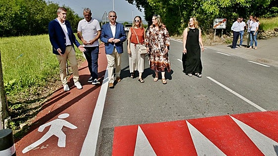 Riocorvo y Virgen de la Peña estrenan una carretera en la que se han invertido 1,7 millones de euros