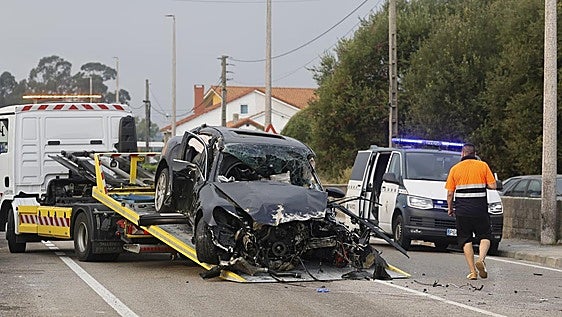 El conductor del accidente mortal de Hinojedo paró en el control, dio 0,7 y huyó a toda velocidad